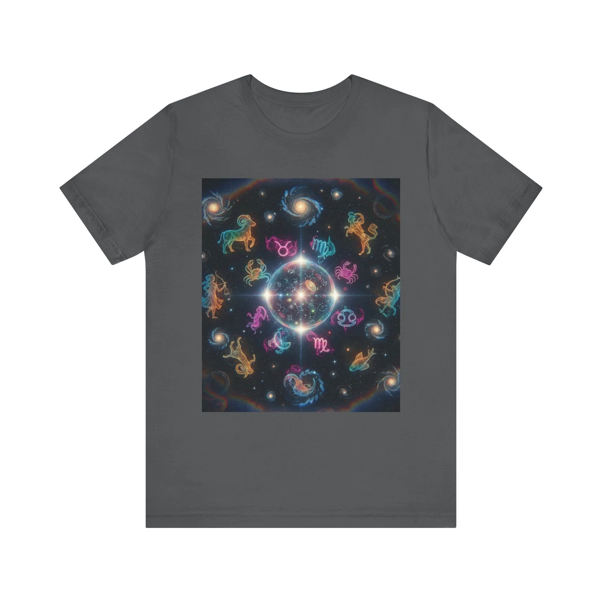 Unisex Zodiac Sign Short Sleeve Tee - Image 31