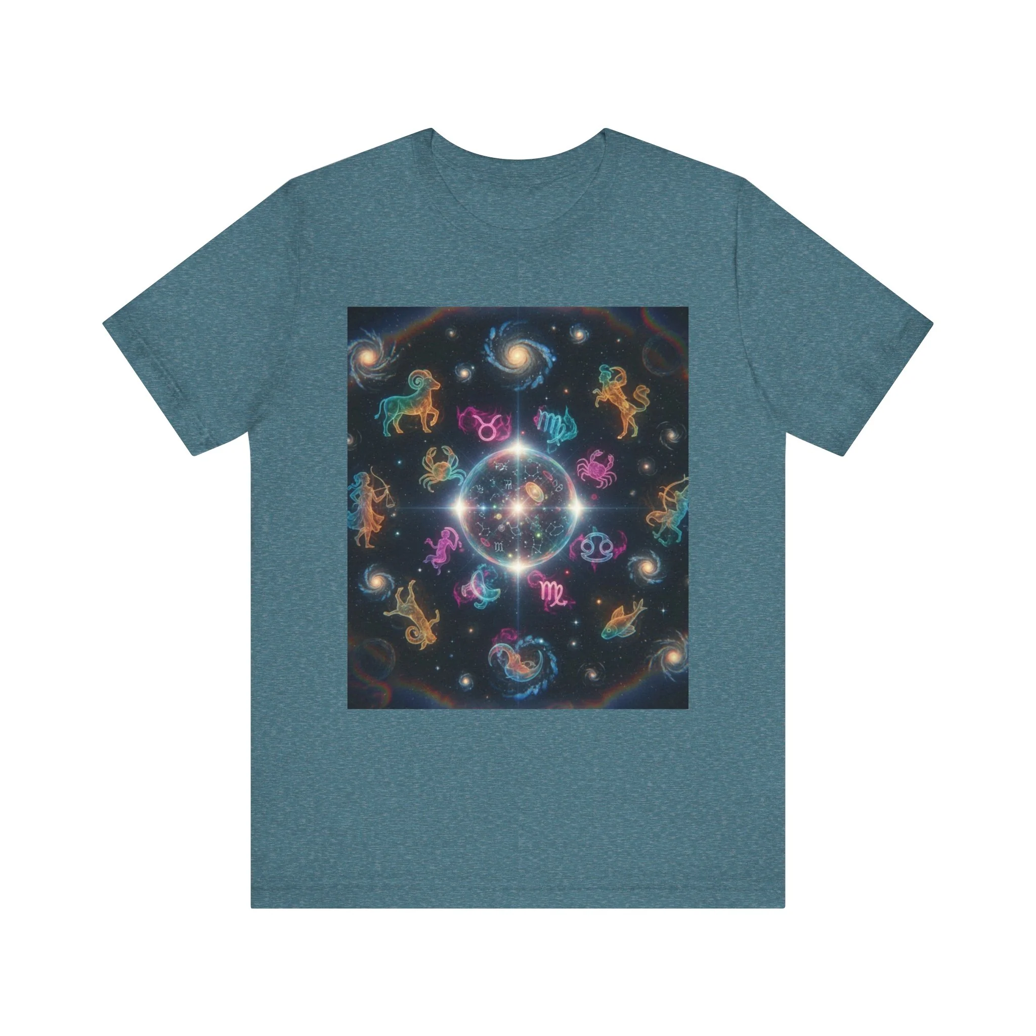 Unisex Zodiac Sign Short Sleeve Tee - Image 32