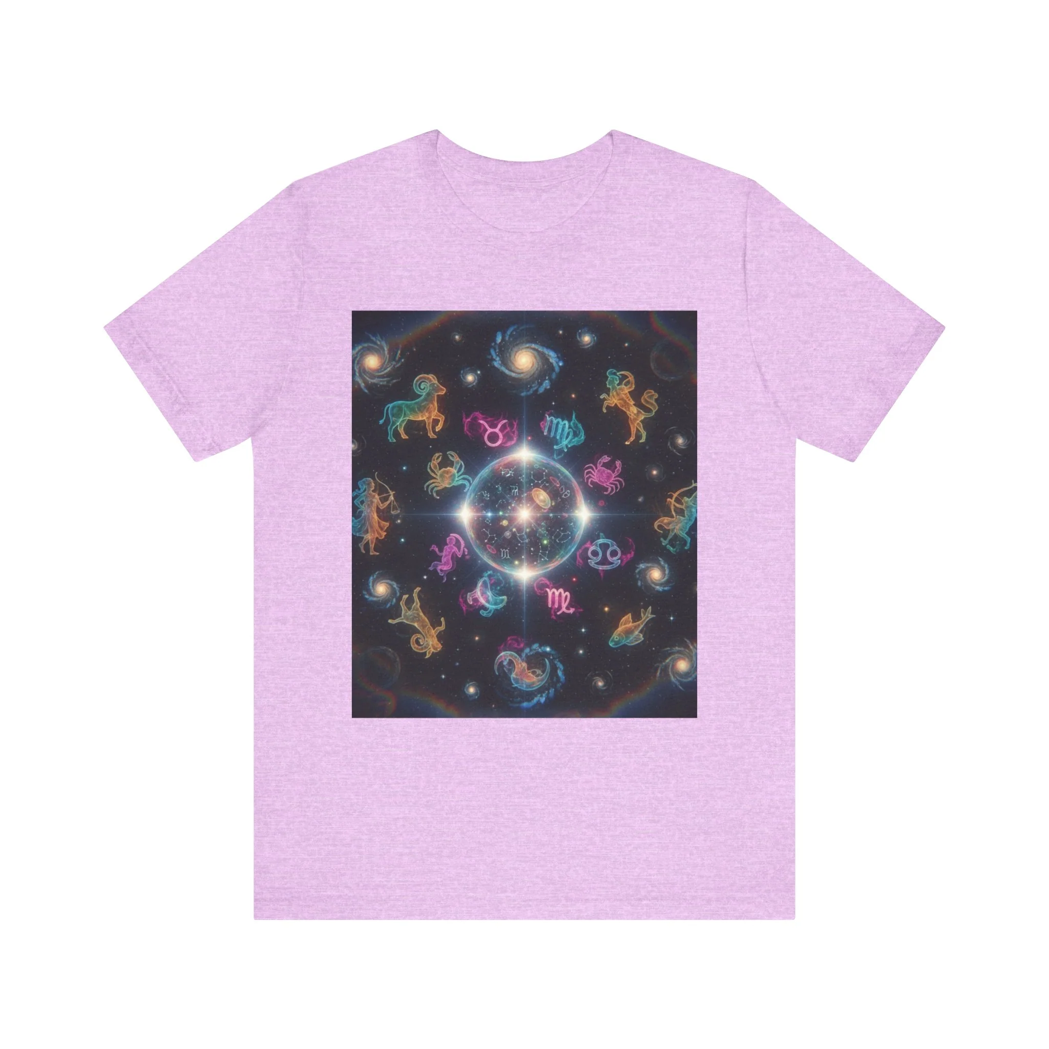 Unisex Zodiac Sign Short Sleeve Tee - Image 39