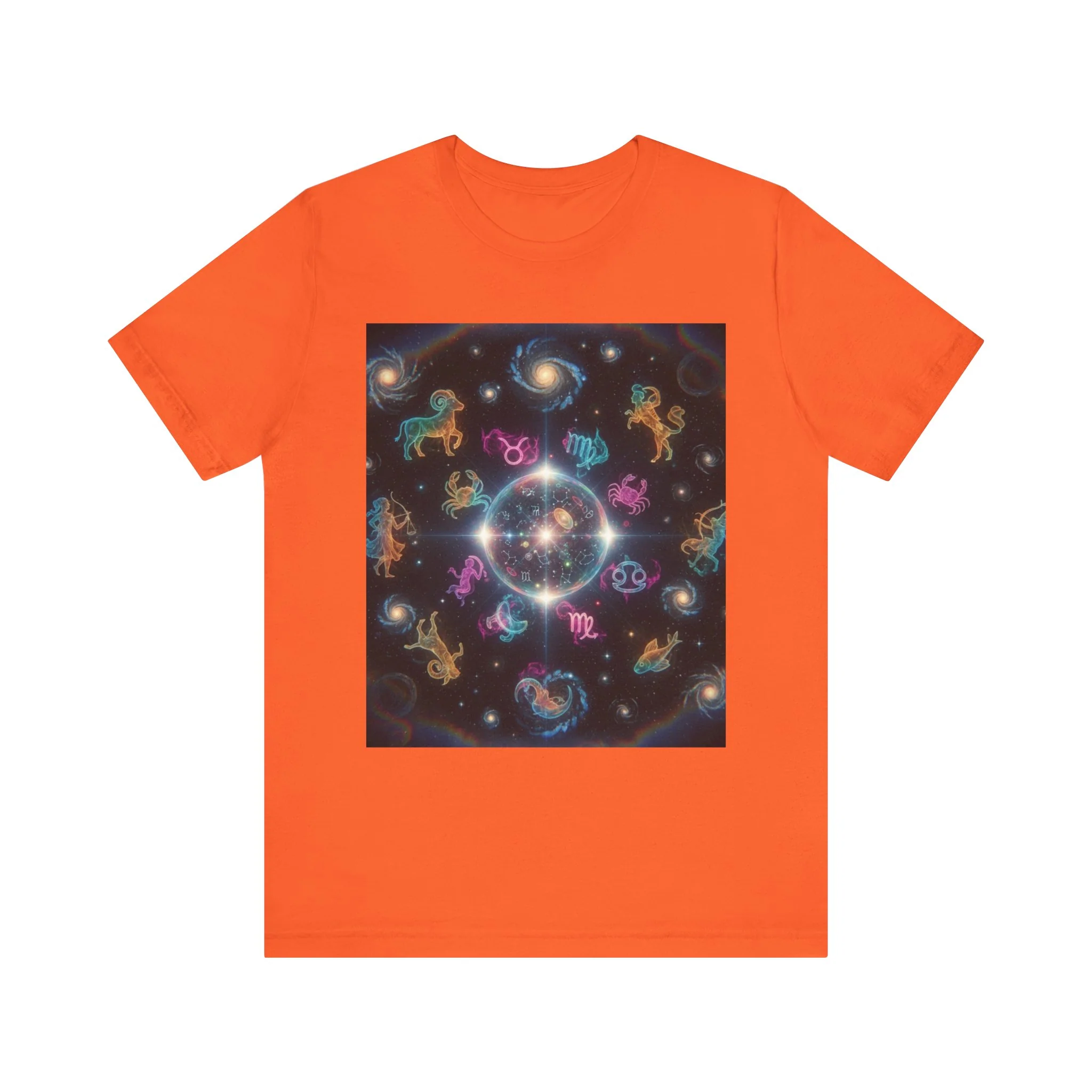 Unisex Zodiac Sign Short Sleeve Tee - Image 4