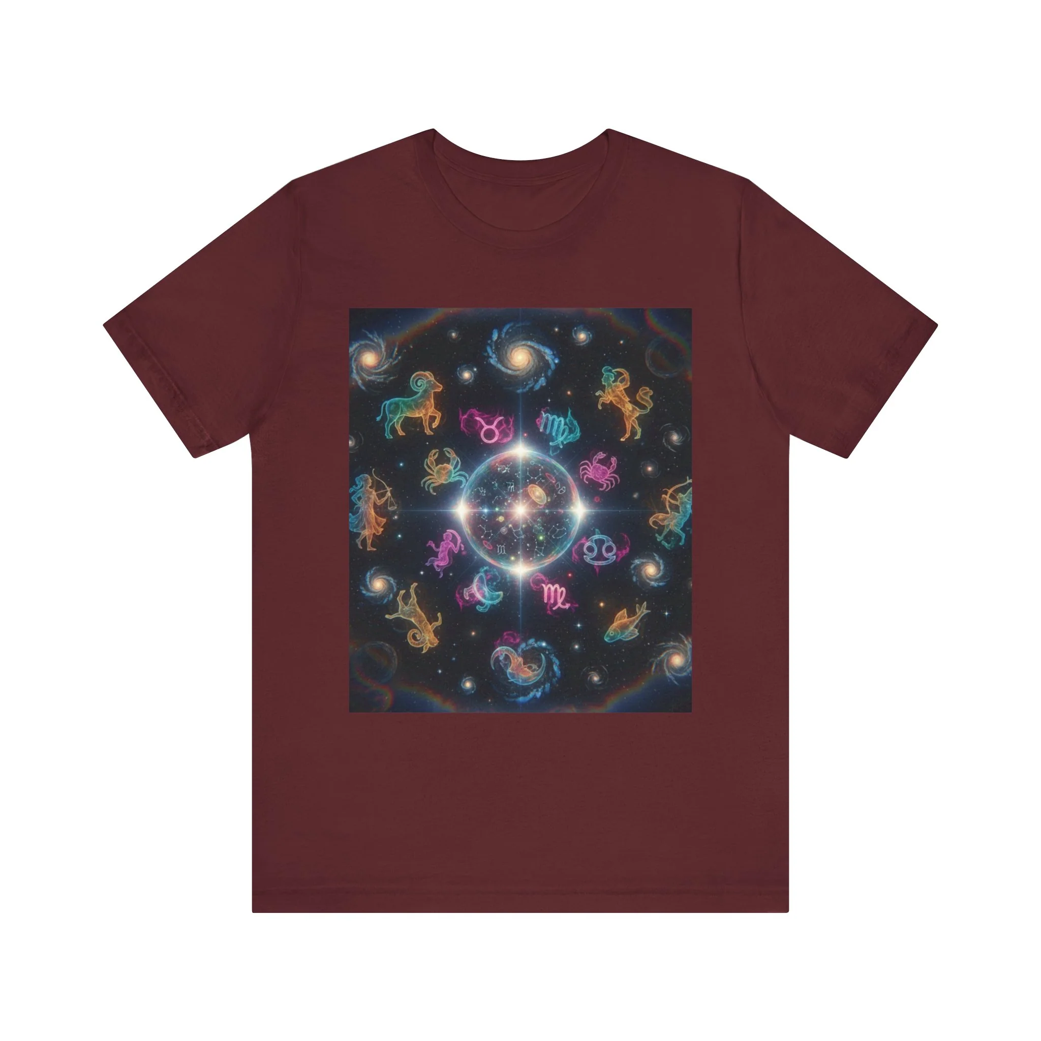 Unisex Zodiac Sign Short Sleeve Tee - Image 40