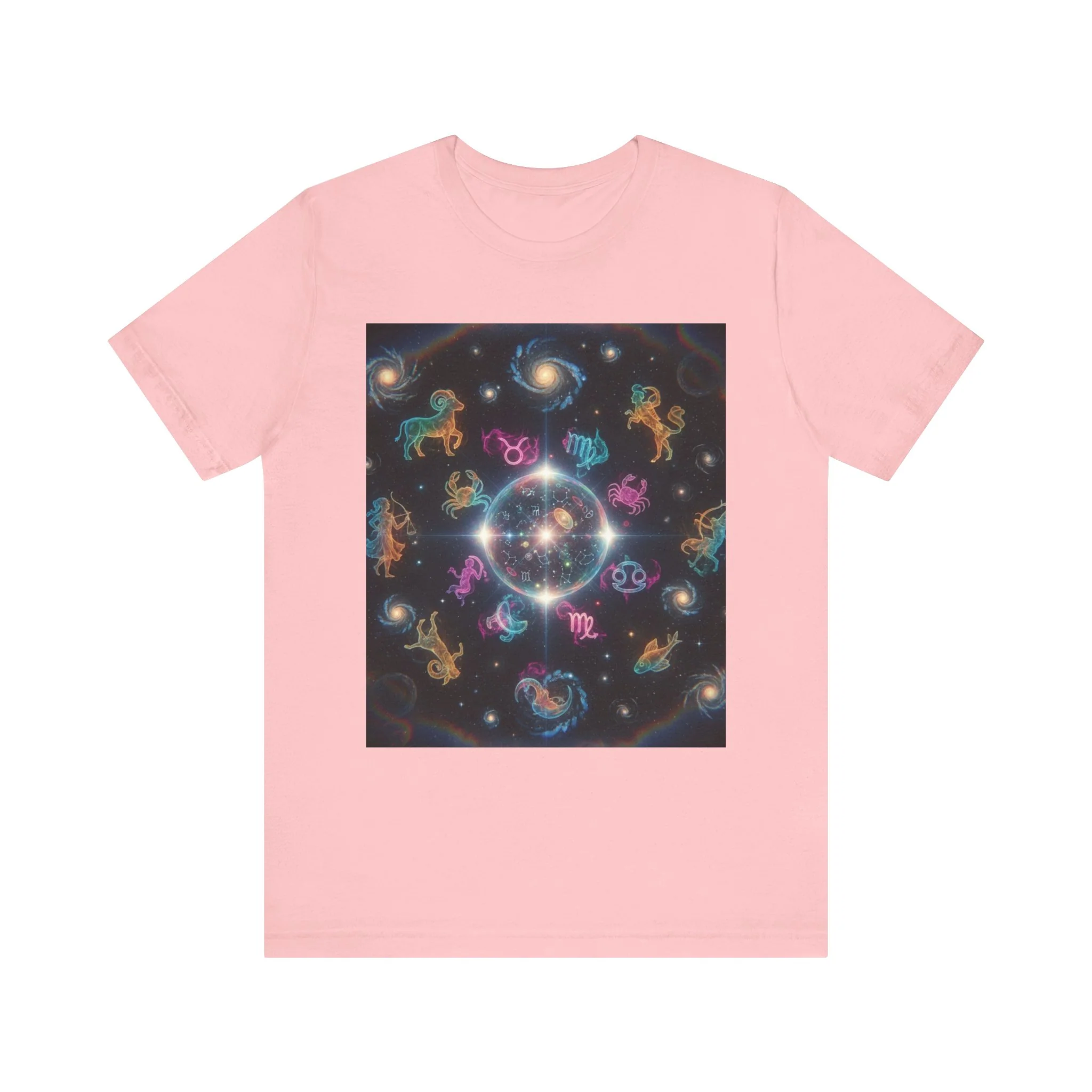 Unisex Zodiac Sign Short Sleeve Tee - Image 41