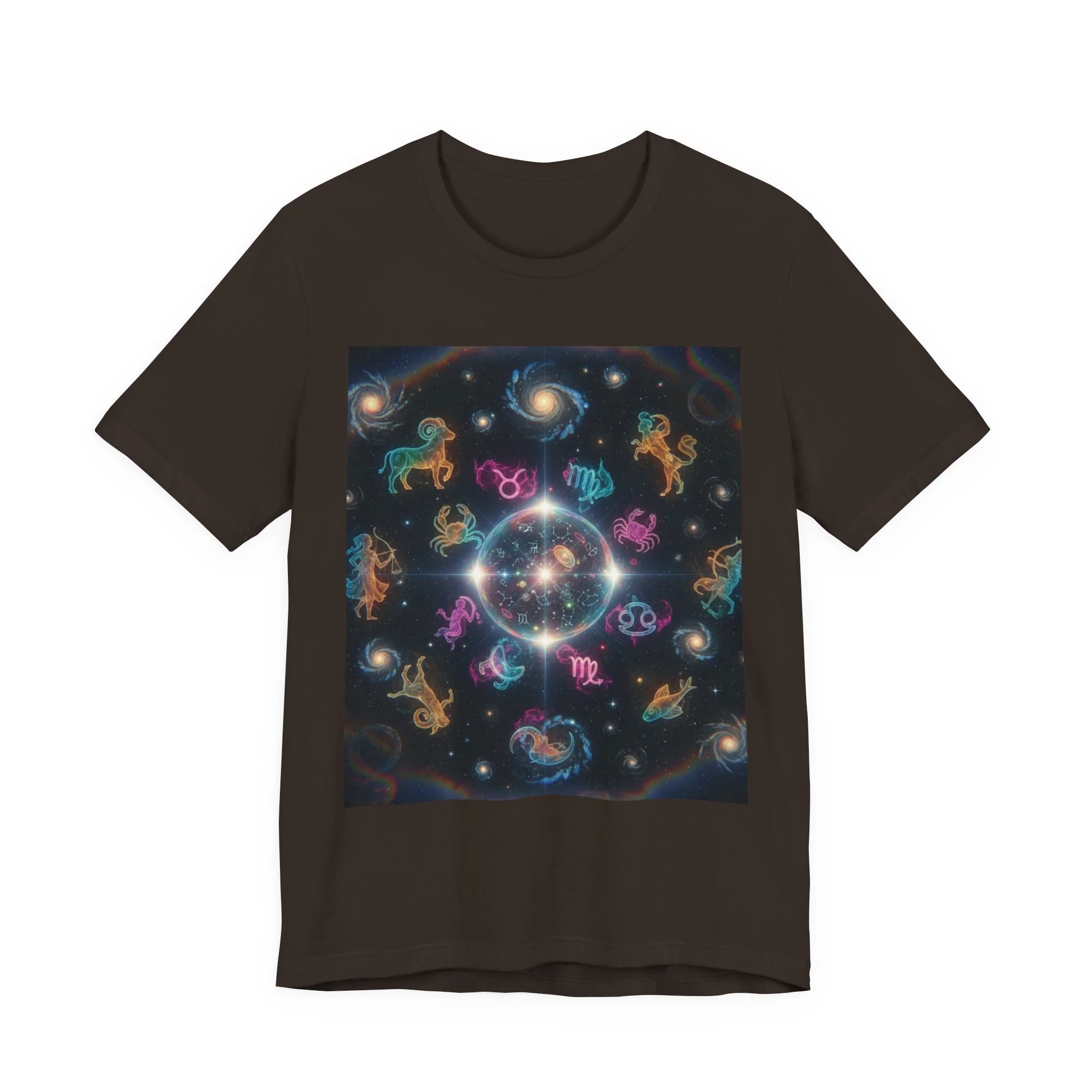 Unisex Zodiac Sign Short Sleeve Tee - Image 60
