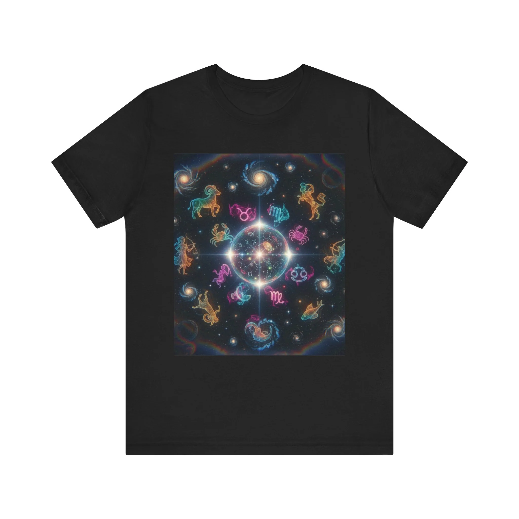 Unisex Zodiac Sign Short Sleeve Tee - Image 7