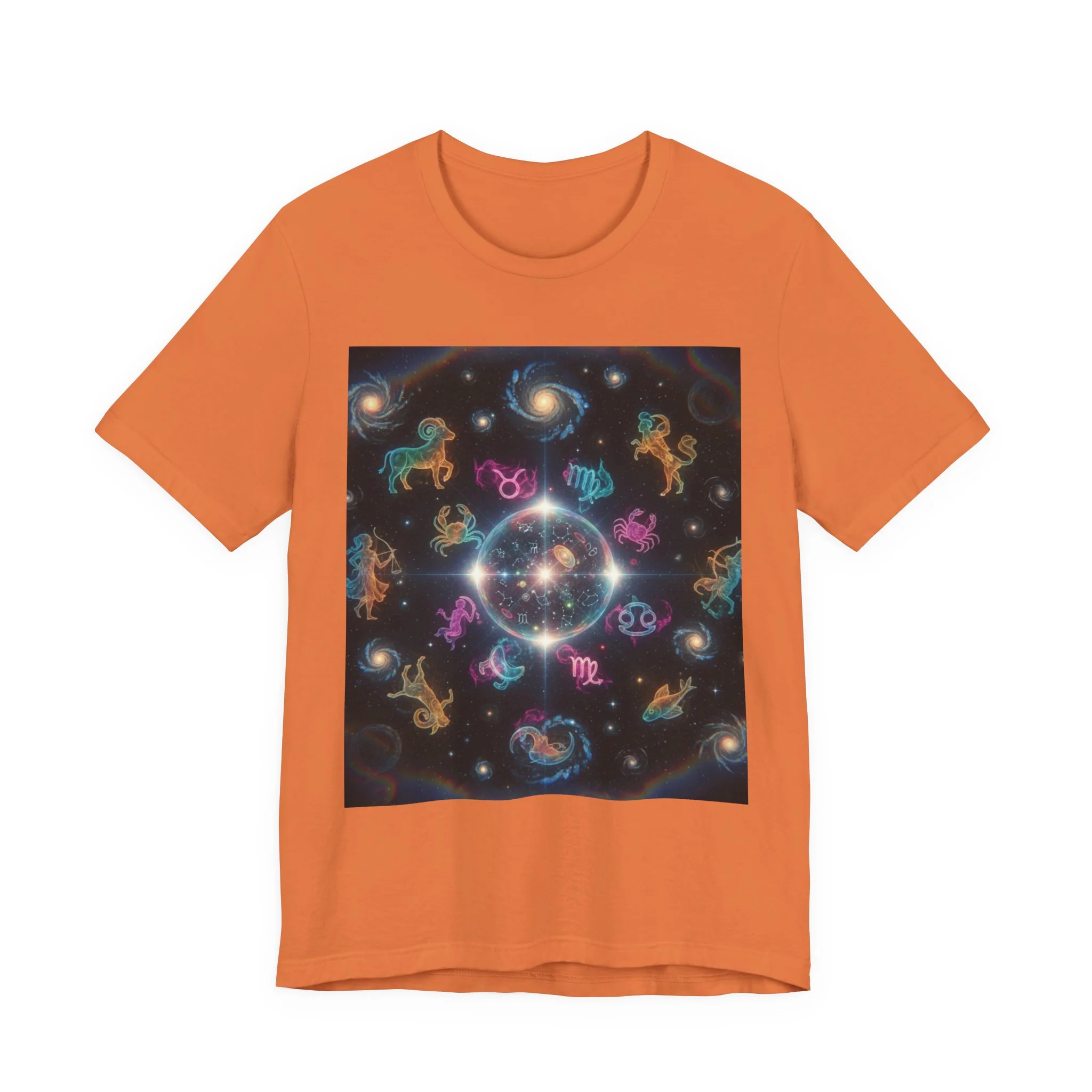 Unisex Zodiac Sign Short Sleeve Tee - Image 78