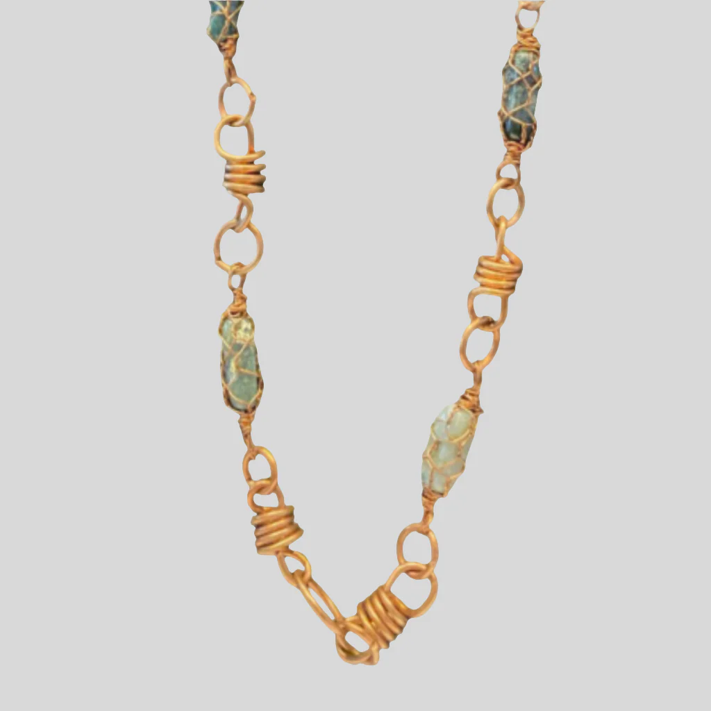 iamevibez Wire Wrapped Custom Crystal Necklace - Image 2