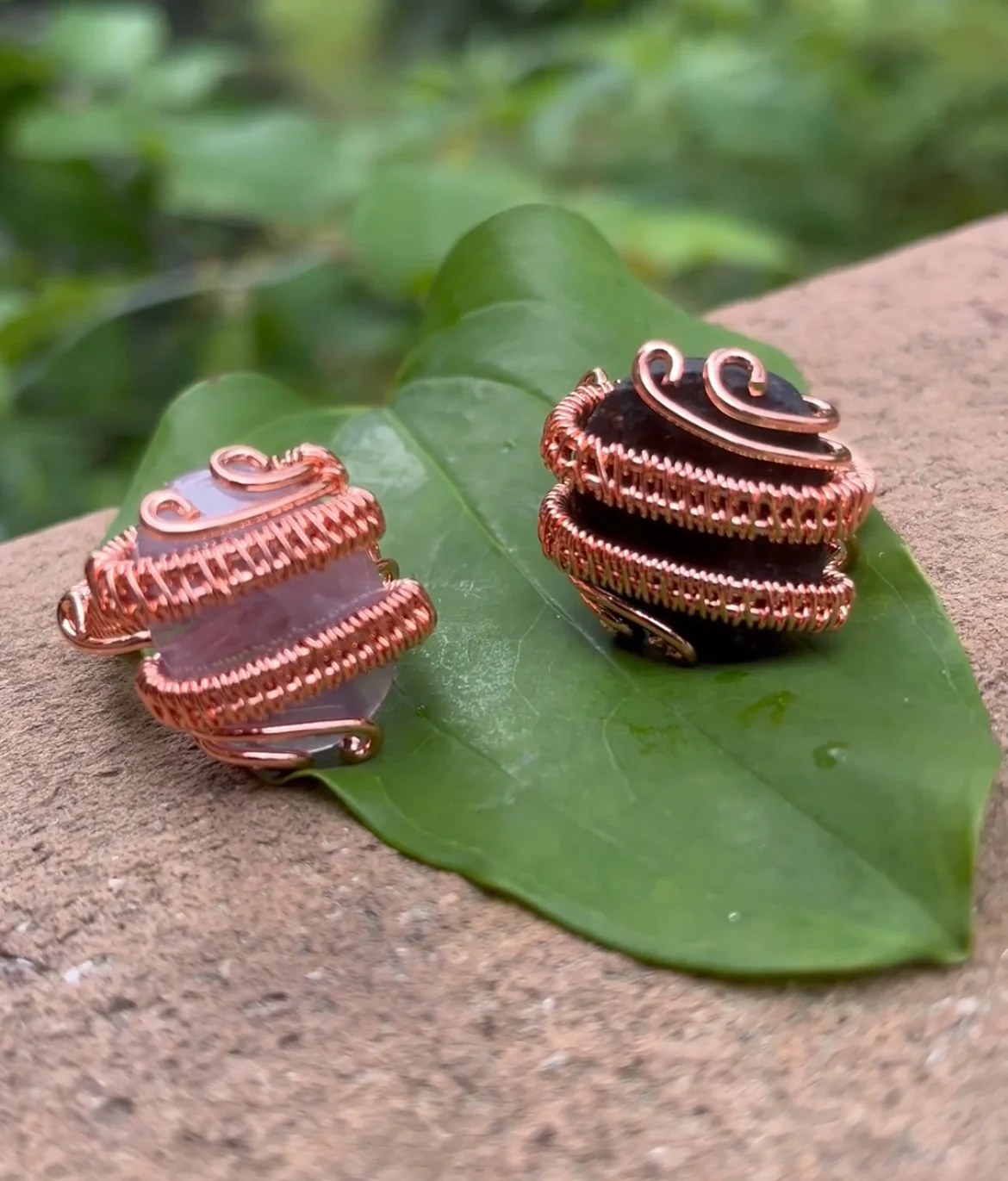 iamevibez Custom Copper Crystal Ring
