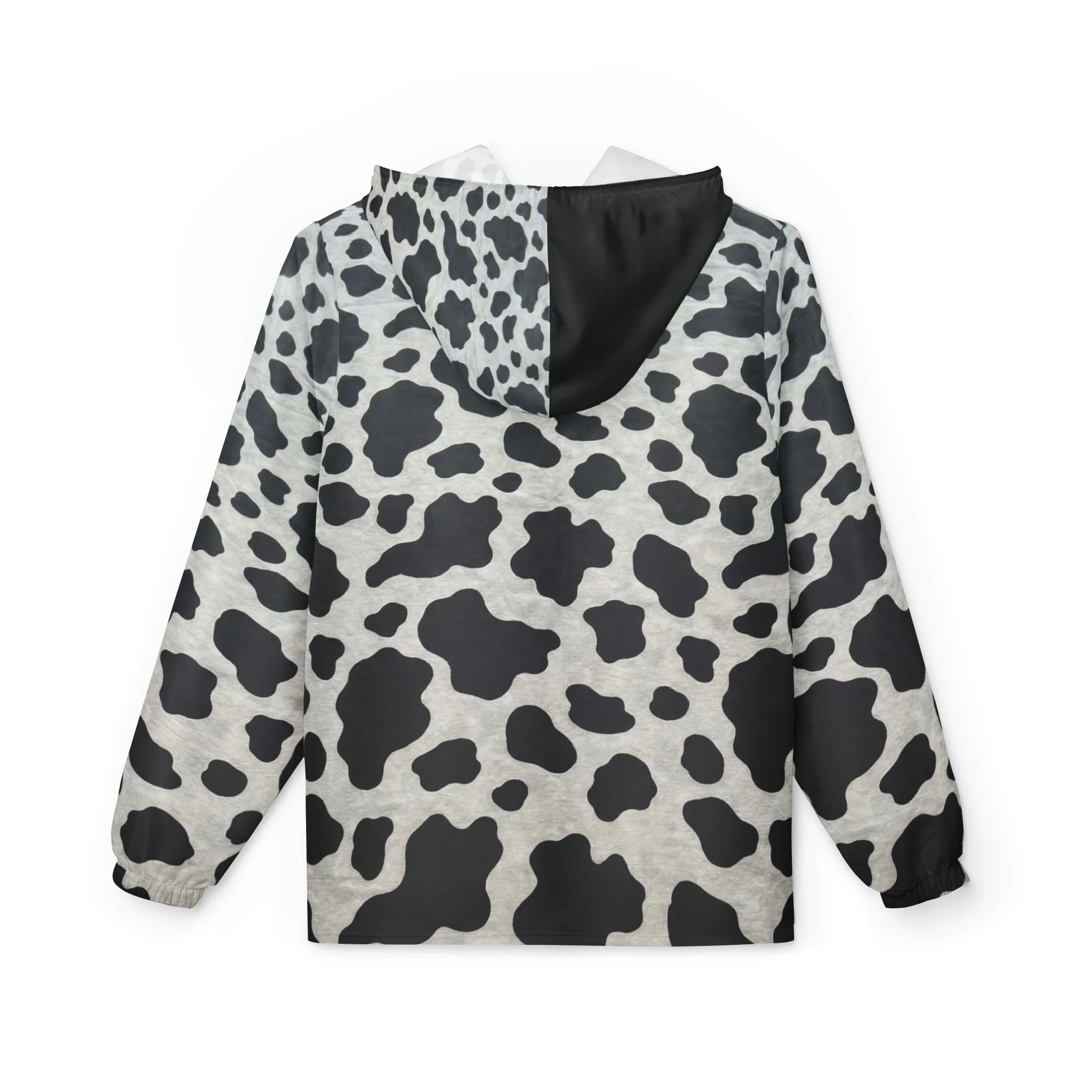 Wild Life Cow Print Windbreaker Jacket - Image 2