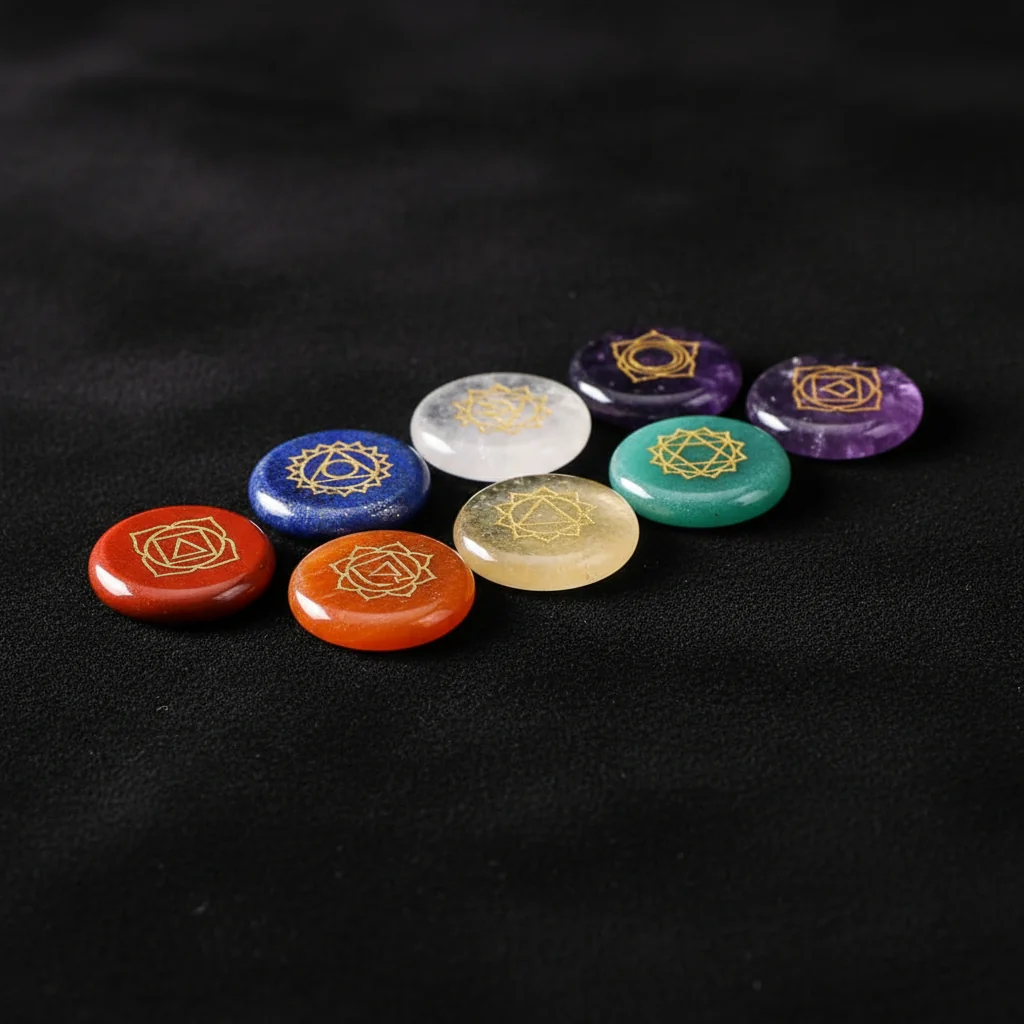Wire wrapped chakra bracelet - Image 2