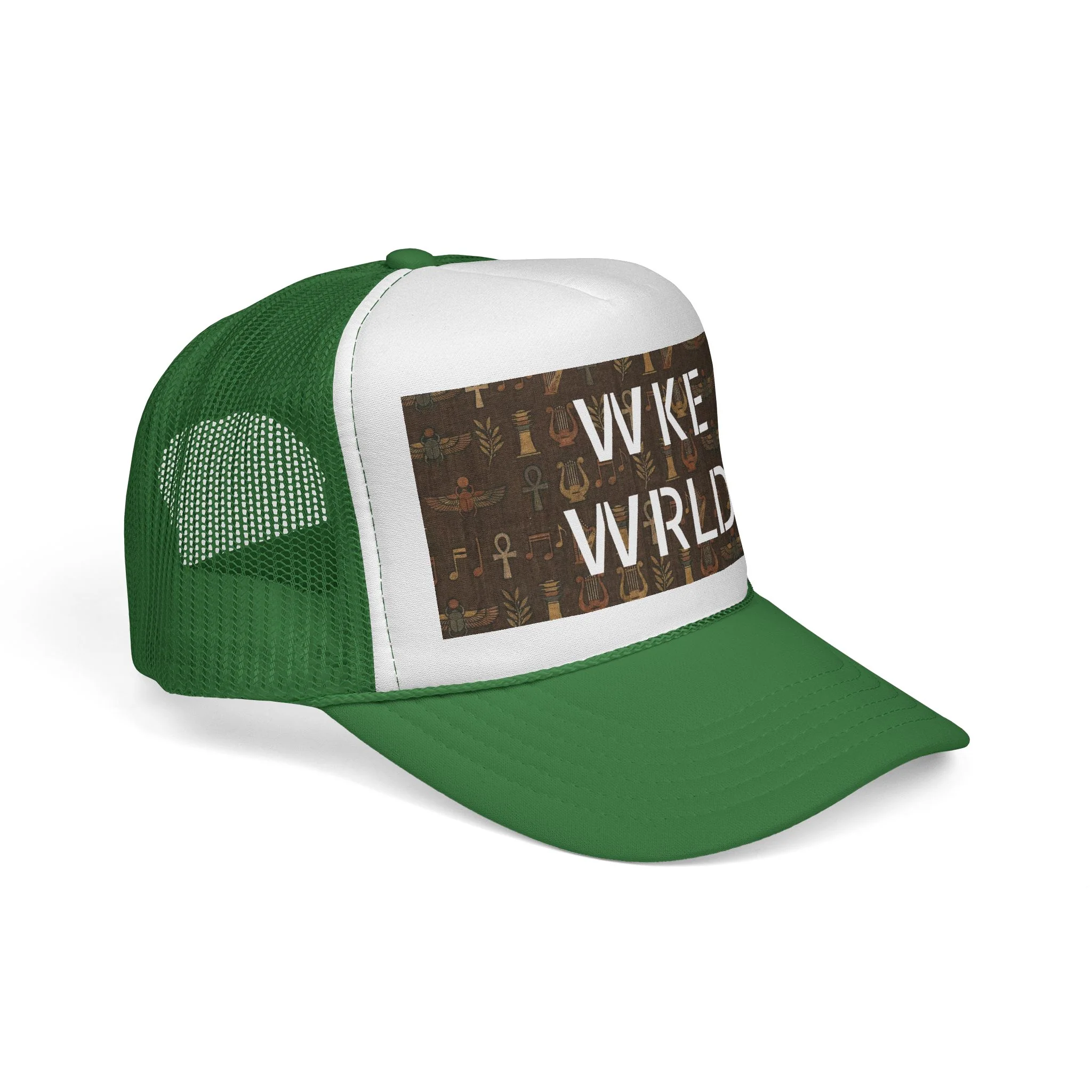 WKE WRLD Egypt Print Trucker Cap - Image 6