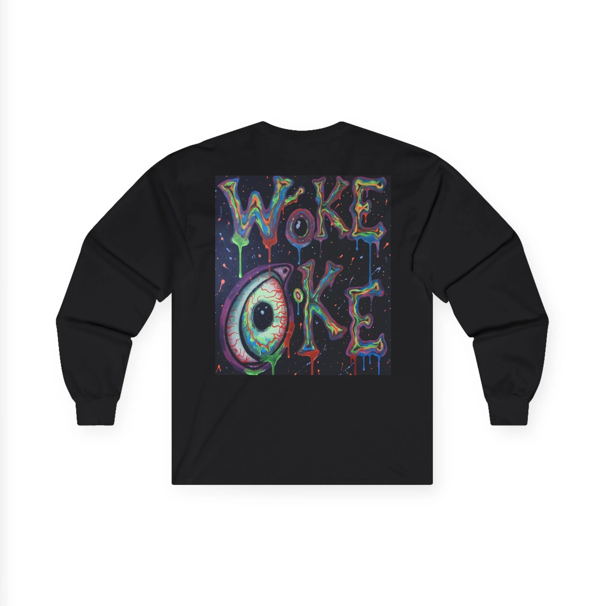 WKE WRLD  Co Long Sleeve Tee - Artistic Unisex Shirt, Perfect for Festivals, Gifts, Lounge, Casual Wear, Conscious Vibes - Image 3