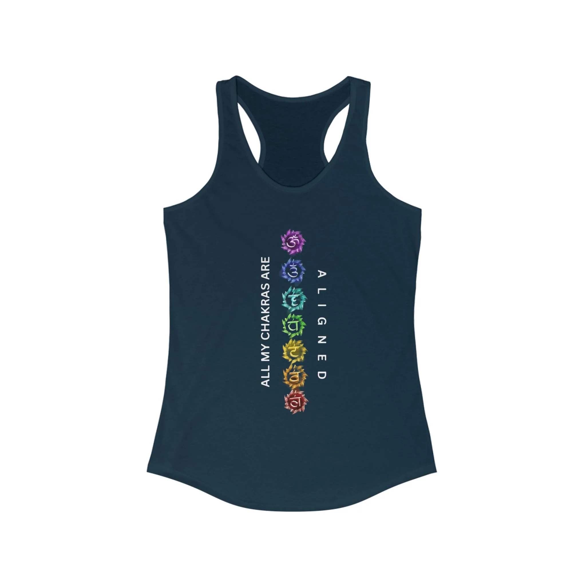 WKE WRLD Women's chakras aligned Racerback Tank - Image 10