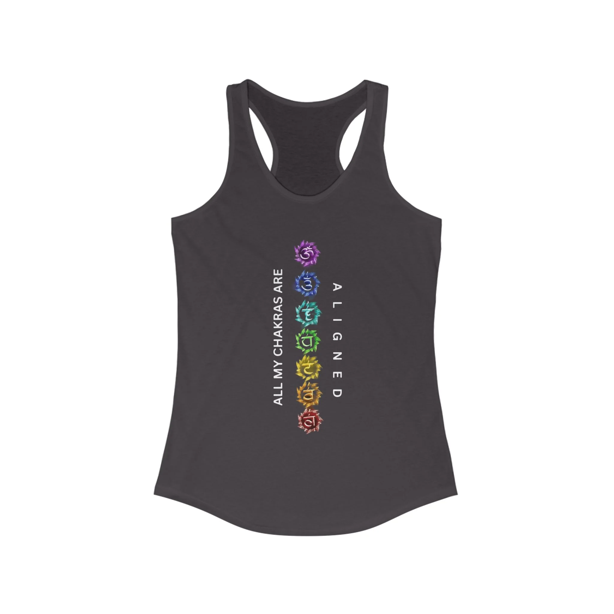 WKE WRLD Women's chakras aligned Racerback Tank - Image 13