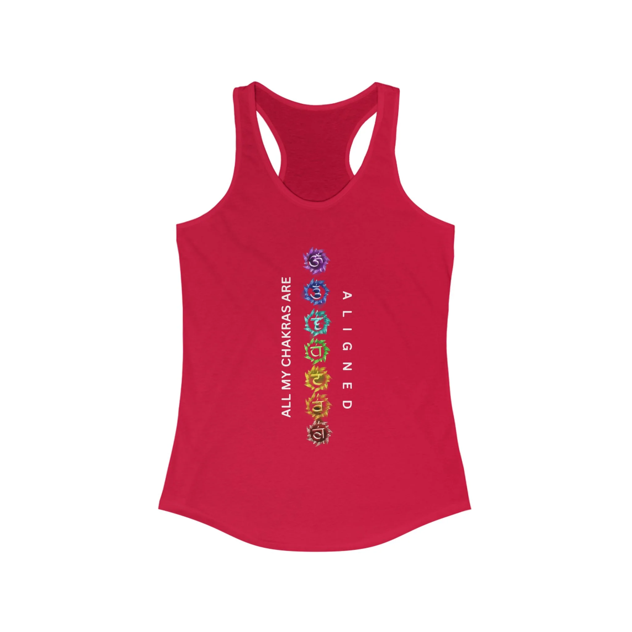 WKE WRLD Women's chakras aligned Racerback Tank - Image 15