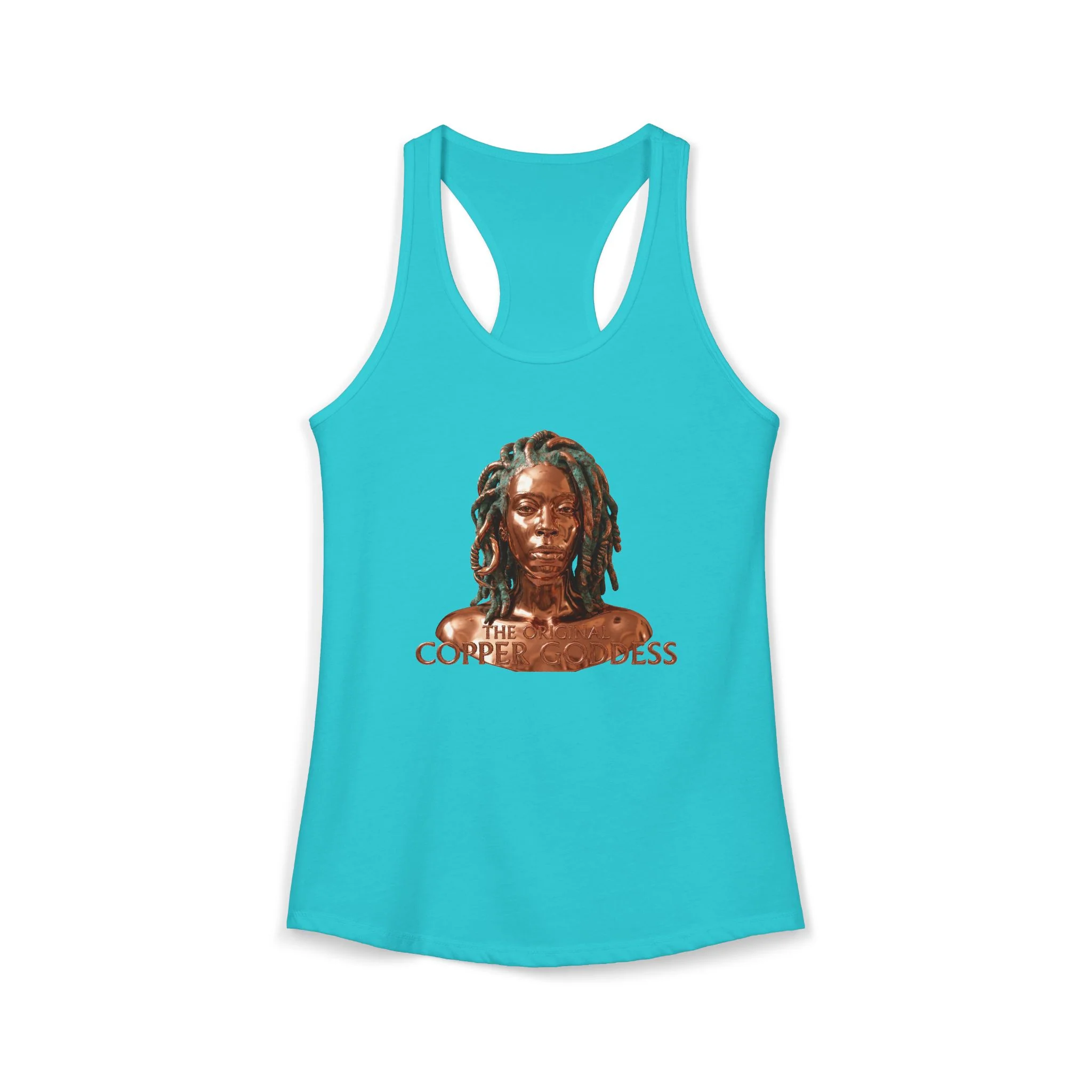Copper Goddess Racerback Tank Top - Image 10