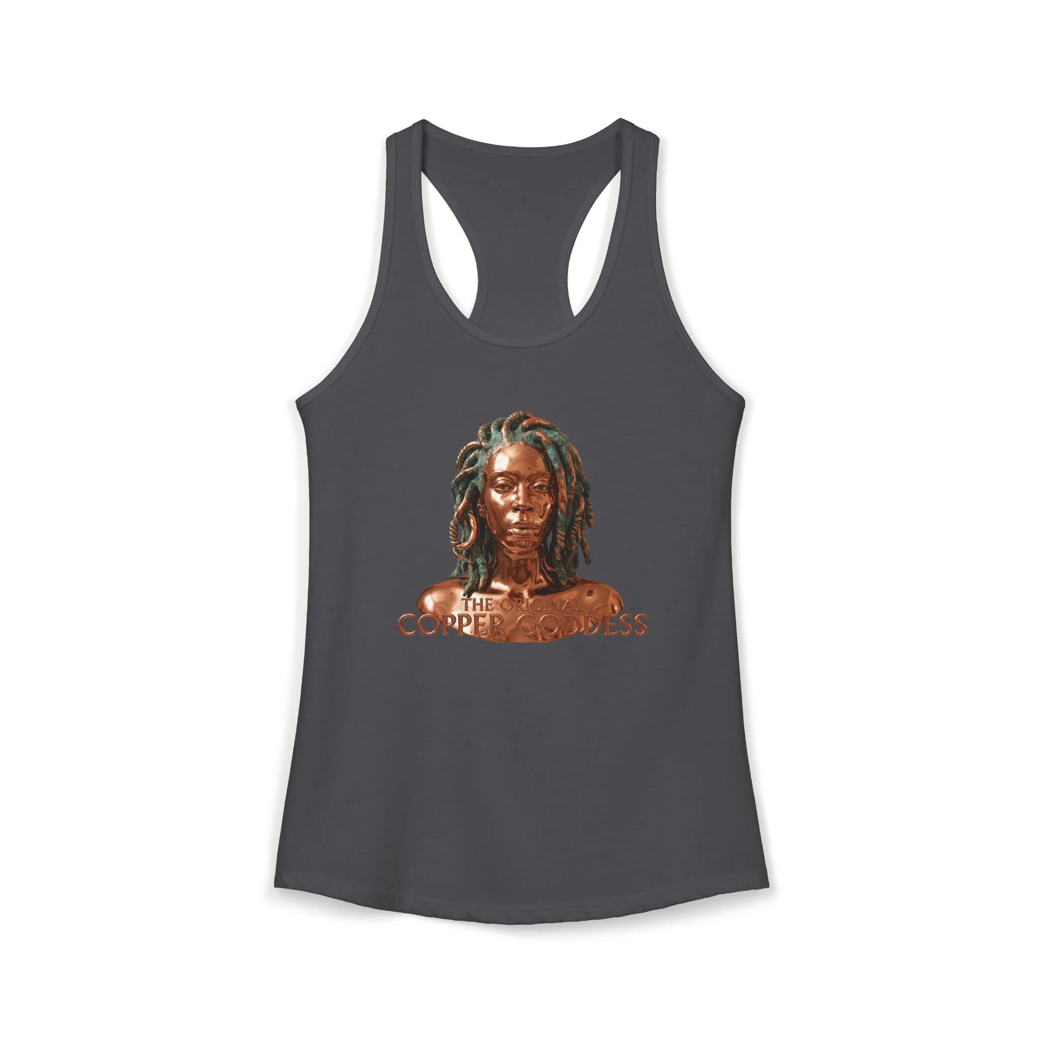 Copper Goddess Racerback Tank Top - Image 15