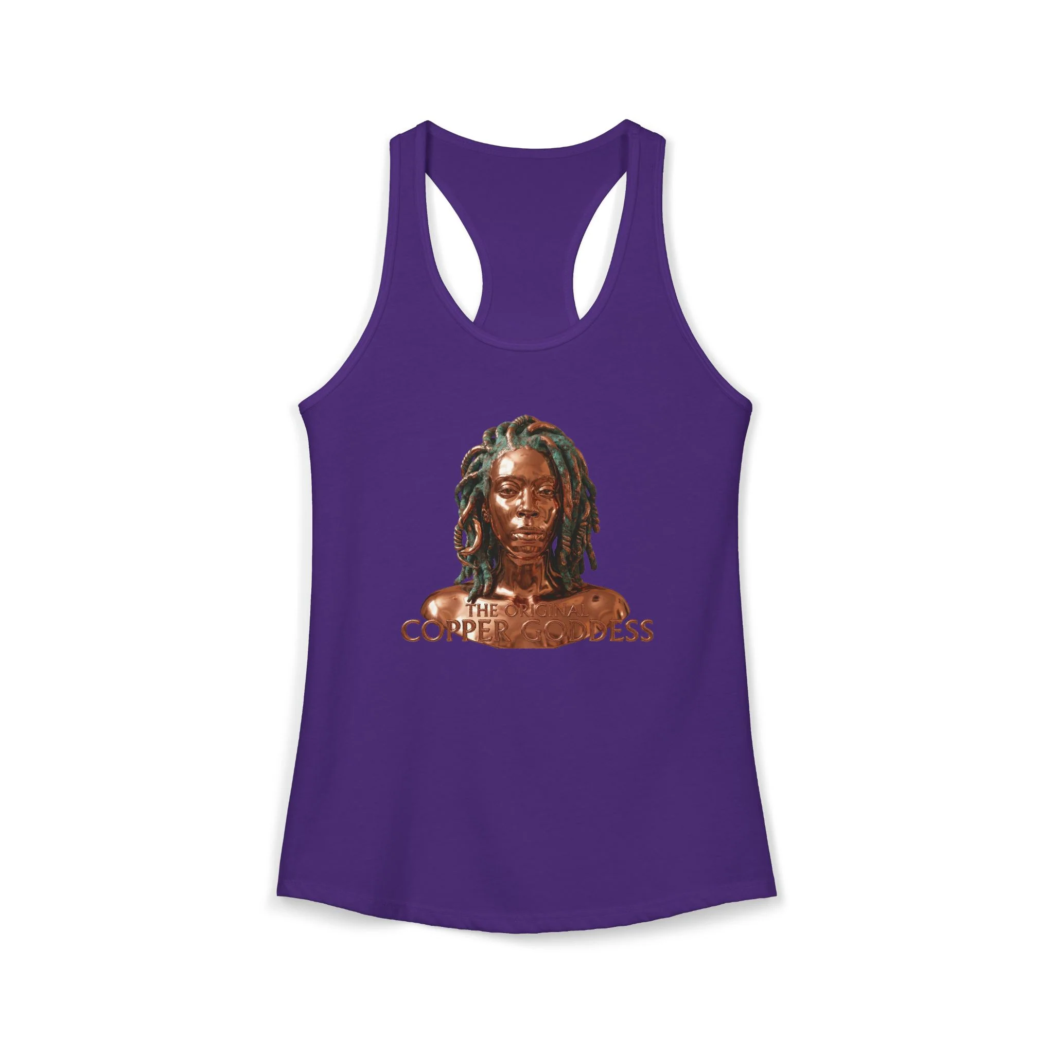 Copper Goddess Racerback Tank Top - Image 16