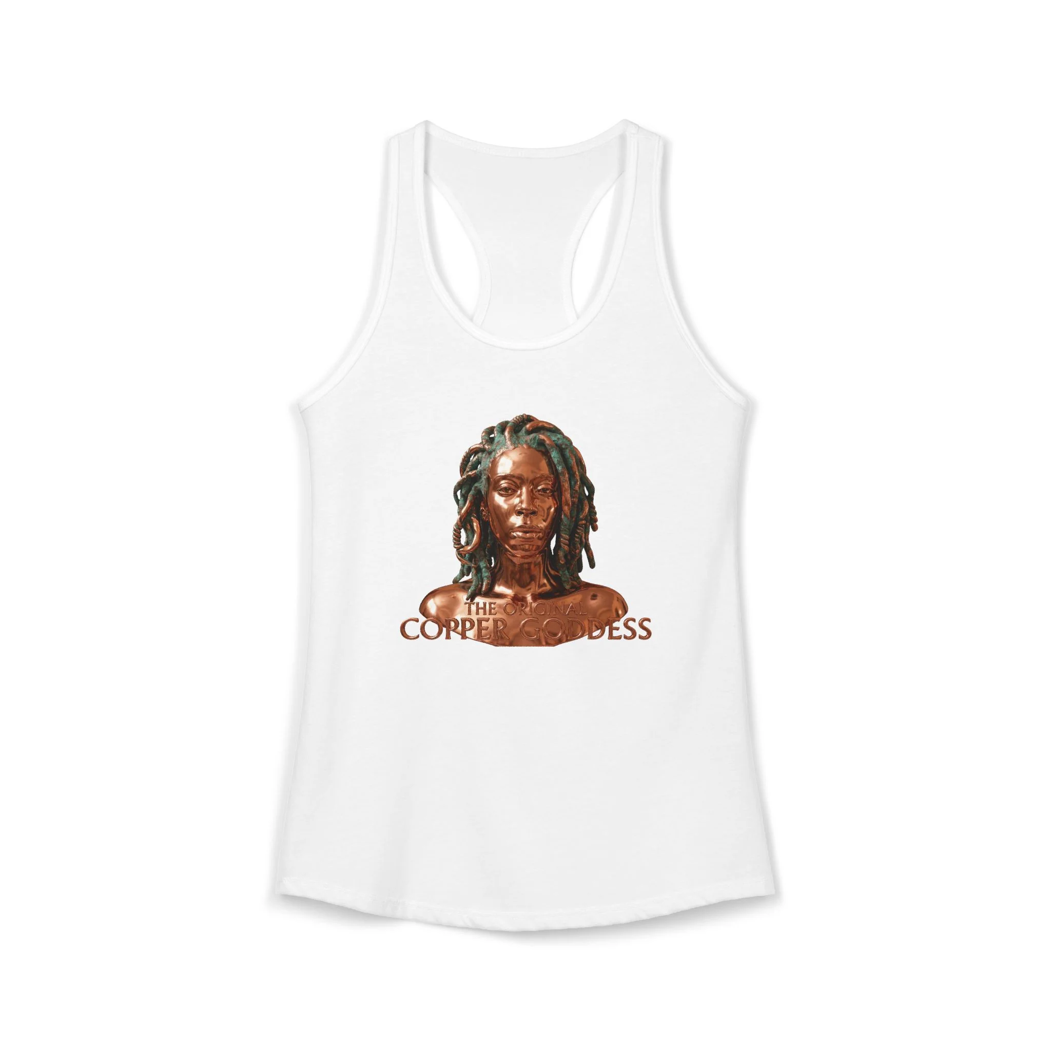 Copper Goddess Racerback Tank Top - Image 2