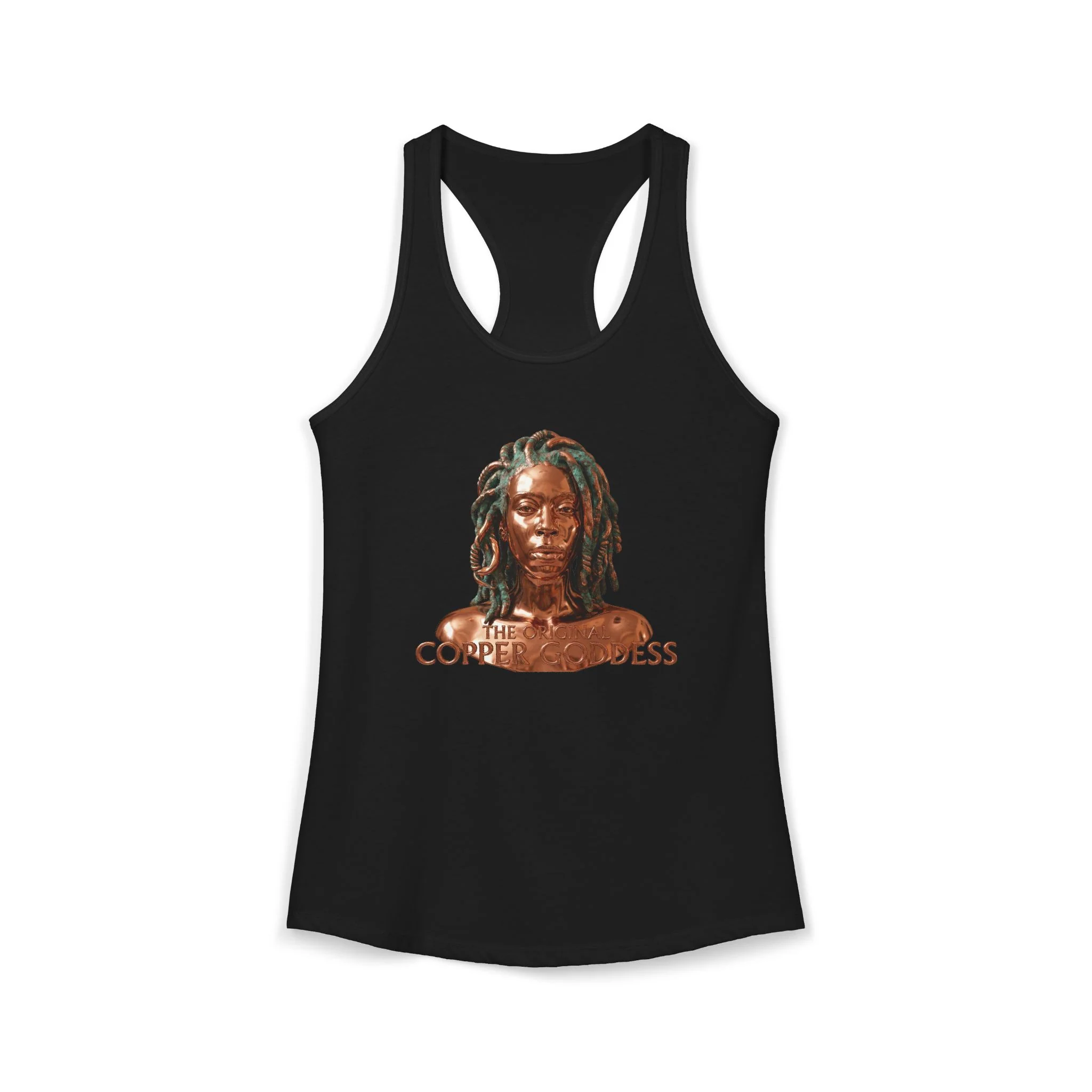 Copper Goddess Racerback Tank Top - Image 4