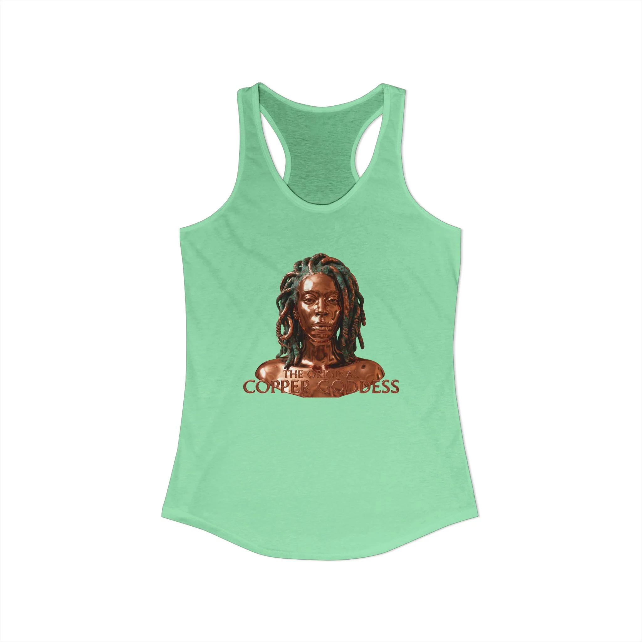 Copper Goddess Racerback Tank Top - Image 43