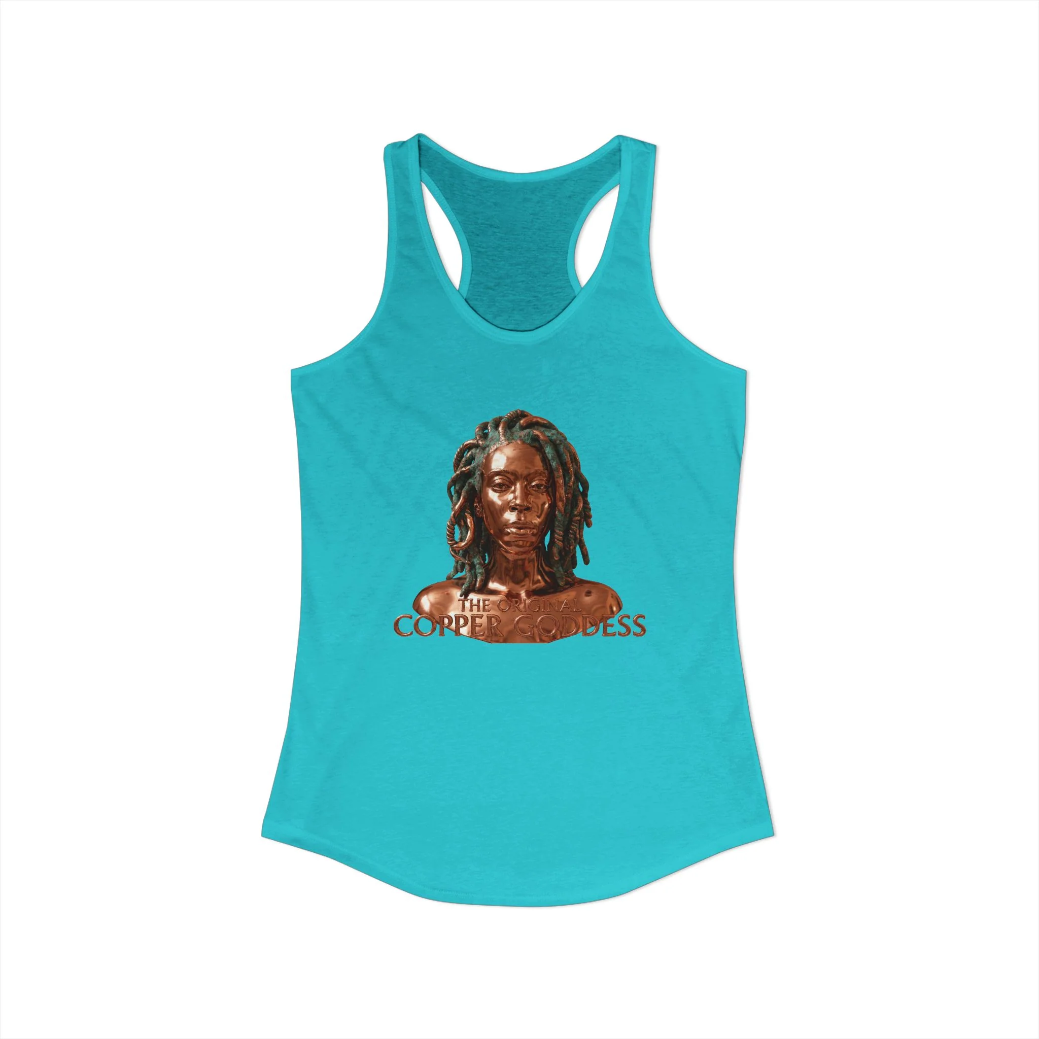 Copper Goddess Racerback Tank Top - Image 49