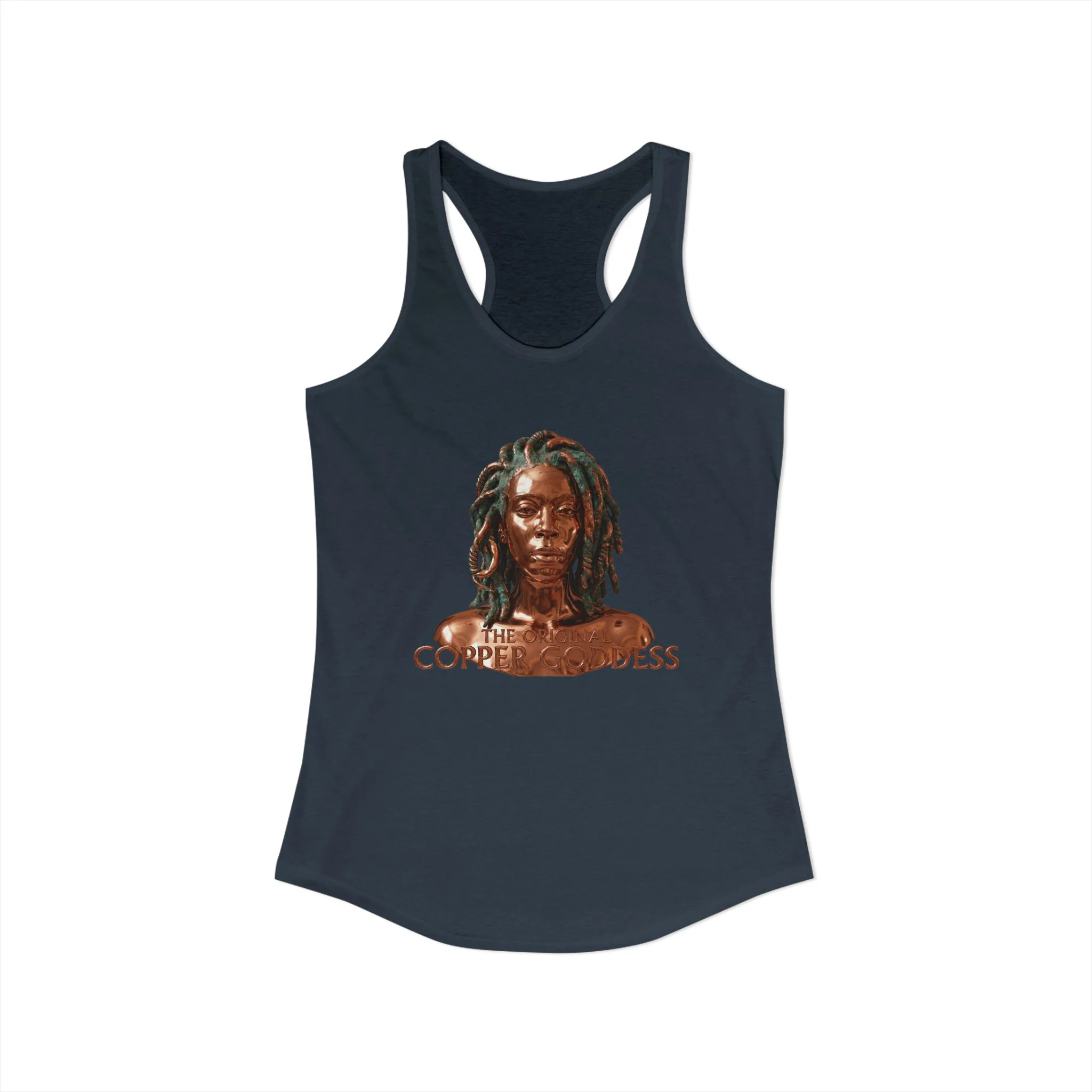 Copper Goddess Racerback Tank Top - Image 55