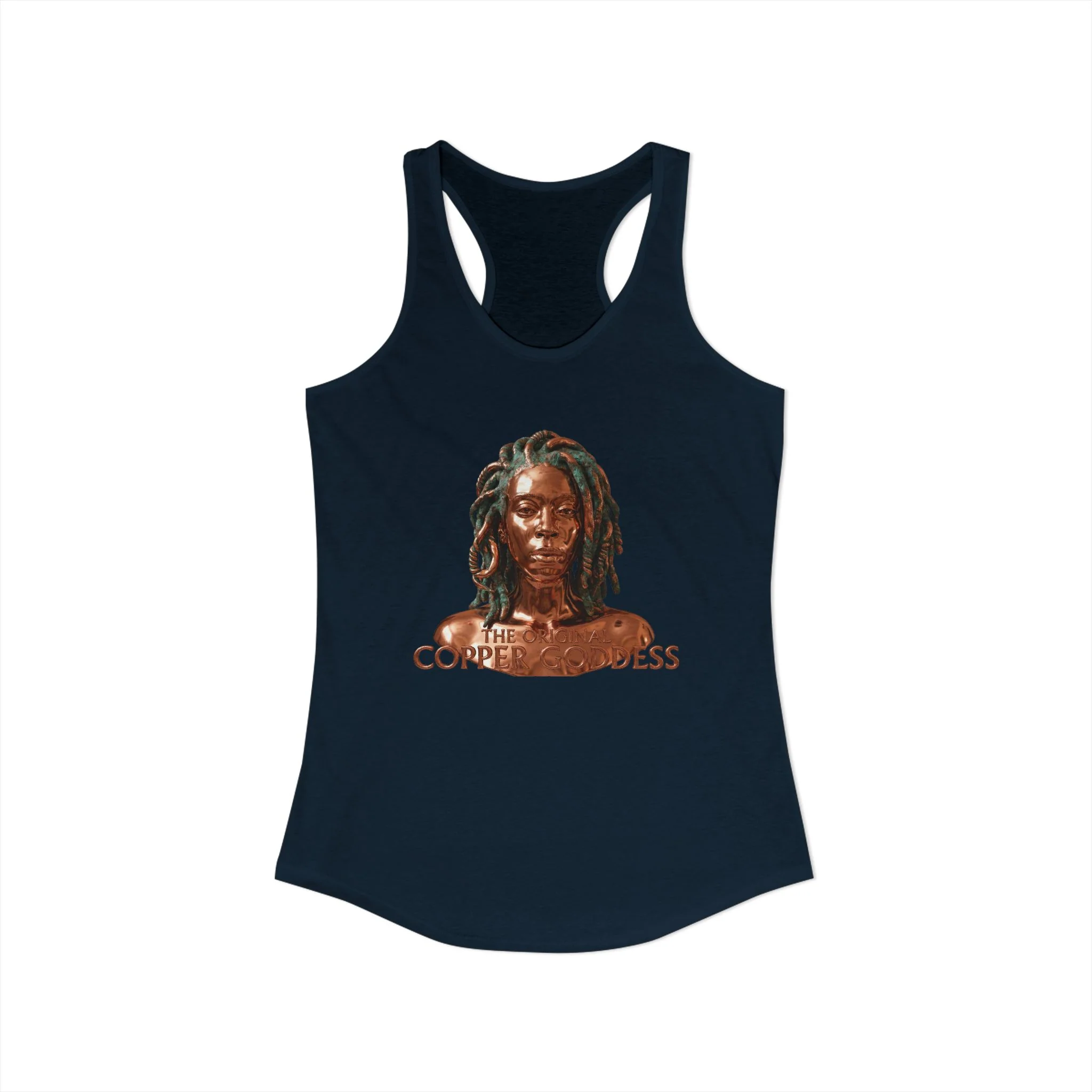 Copper Goddess Racerback Tank Top - Image 61
