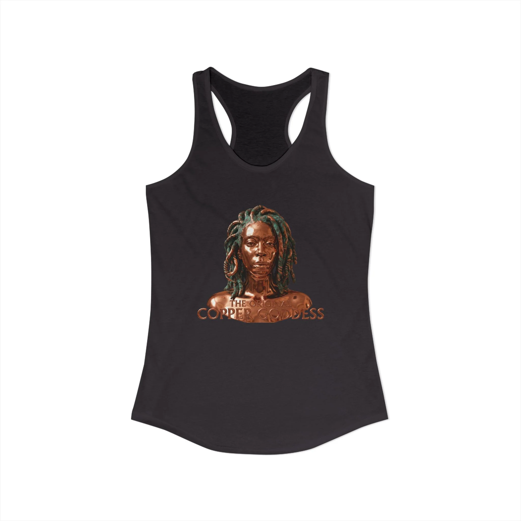 Copper Goddess Racerback Tank Top - Image 70