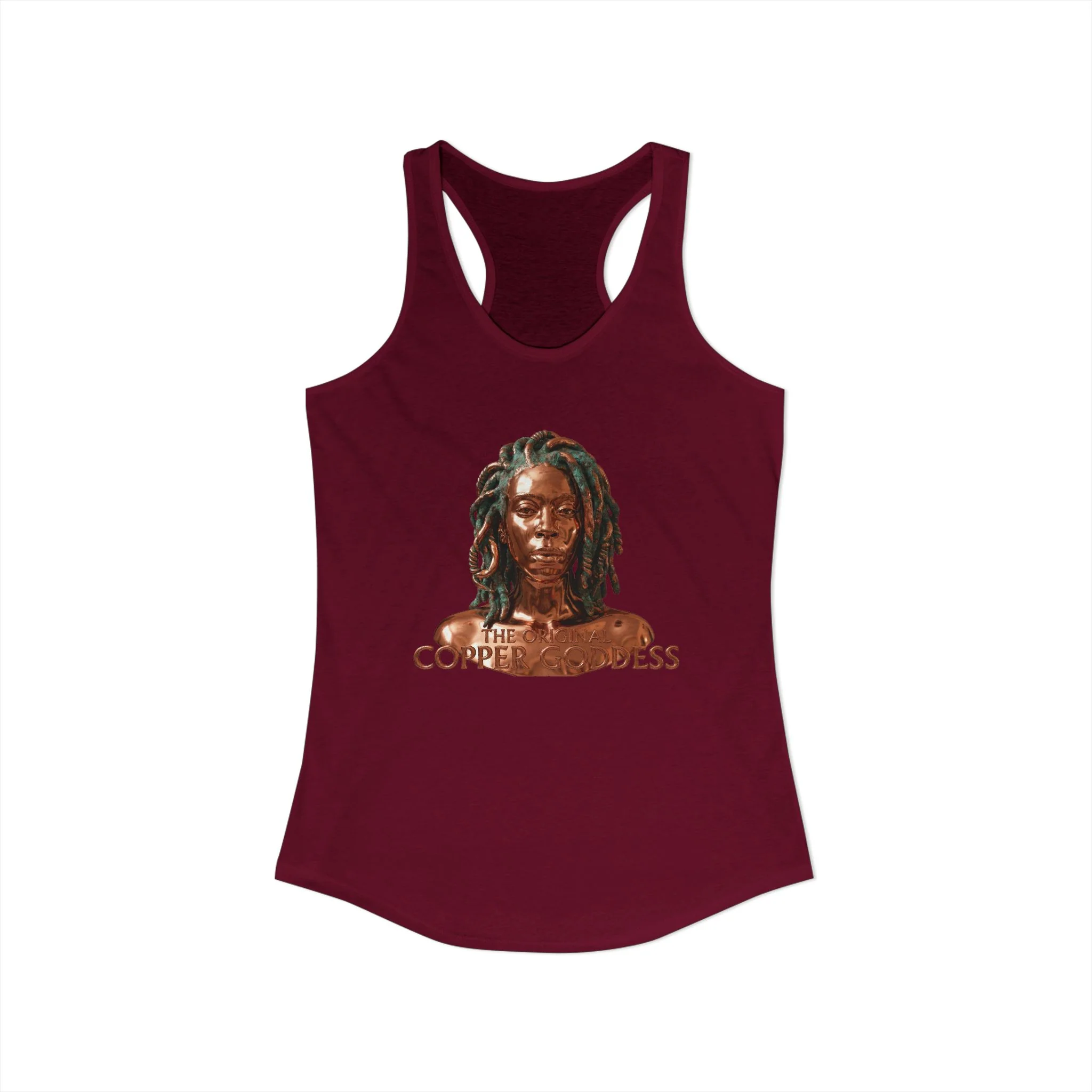 Copper Goddess Racerback Tank Top - Image 76