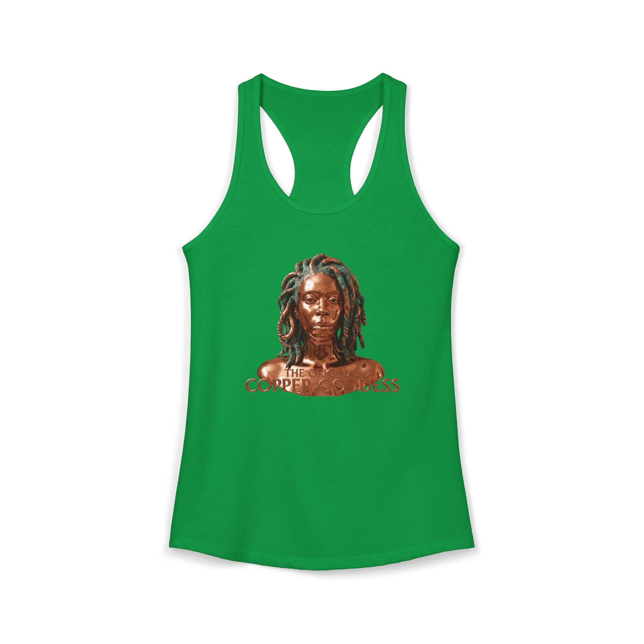 Copper Goddess Racerback Tank Top - Image 9